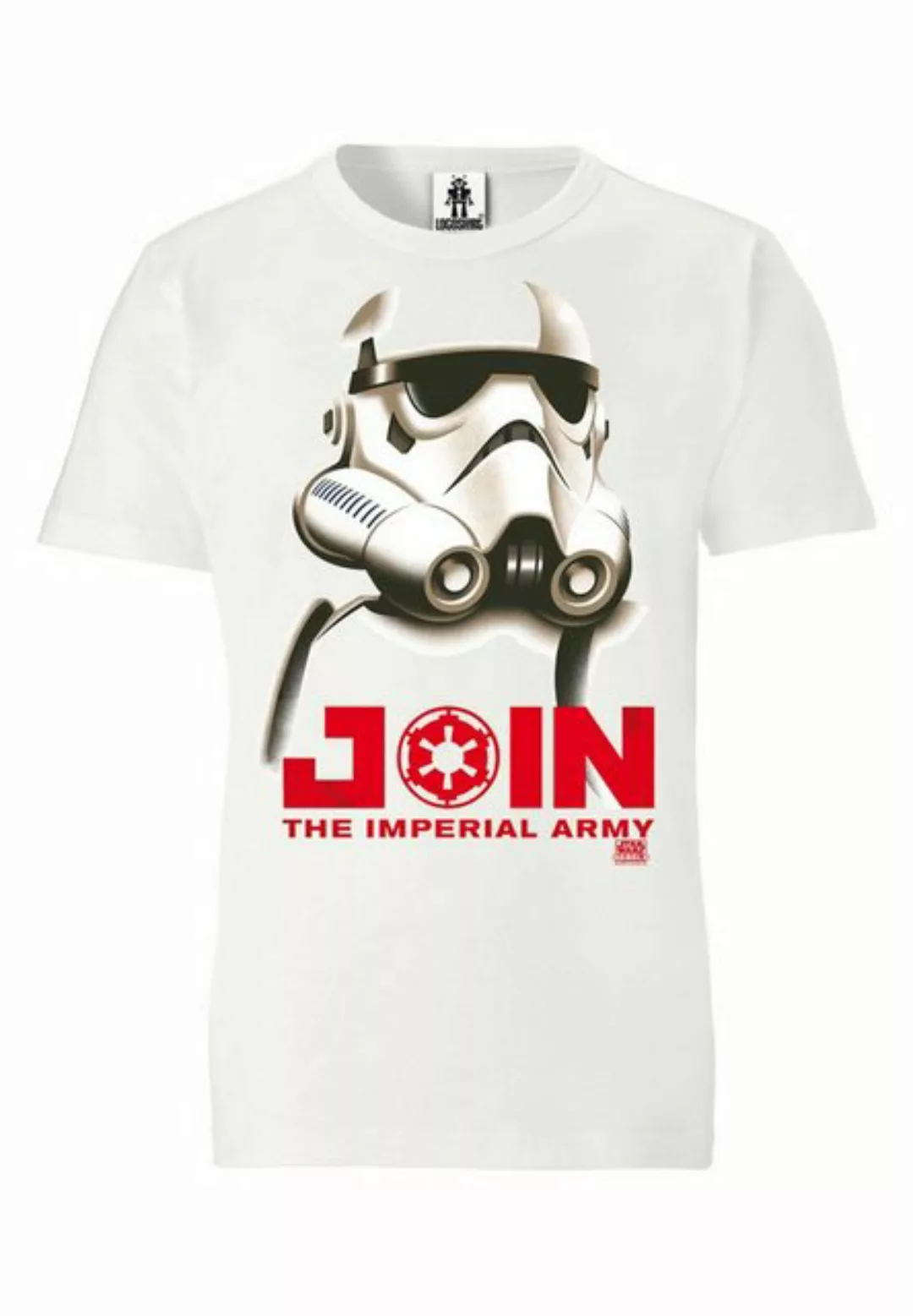 LOGOSHIRT T-Shirt "Stormtrooper - Join The Imperial Army", mit lässigem Fro günstig online kaufen