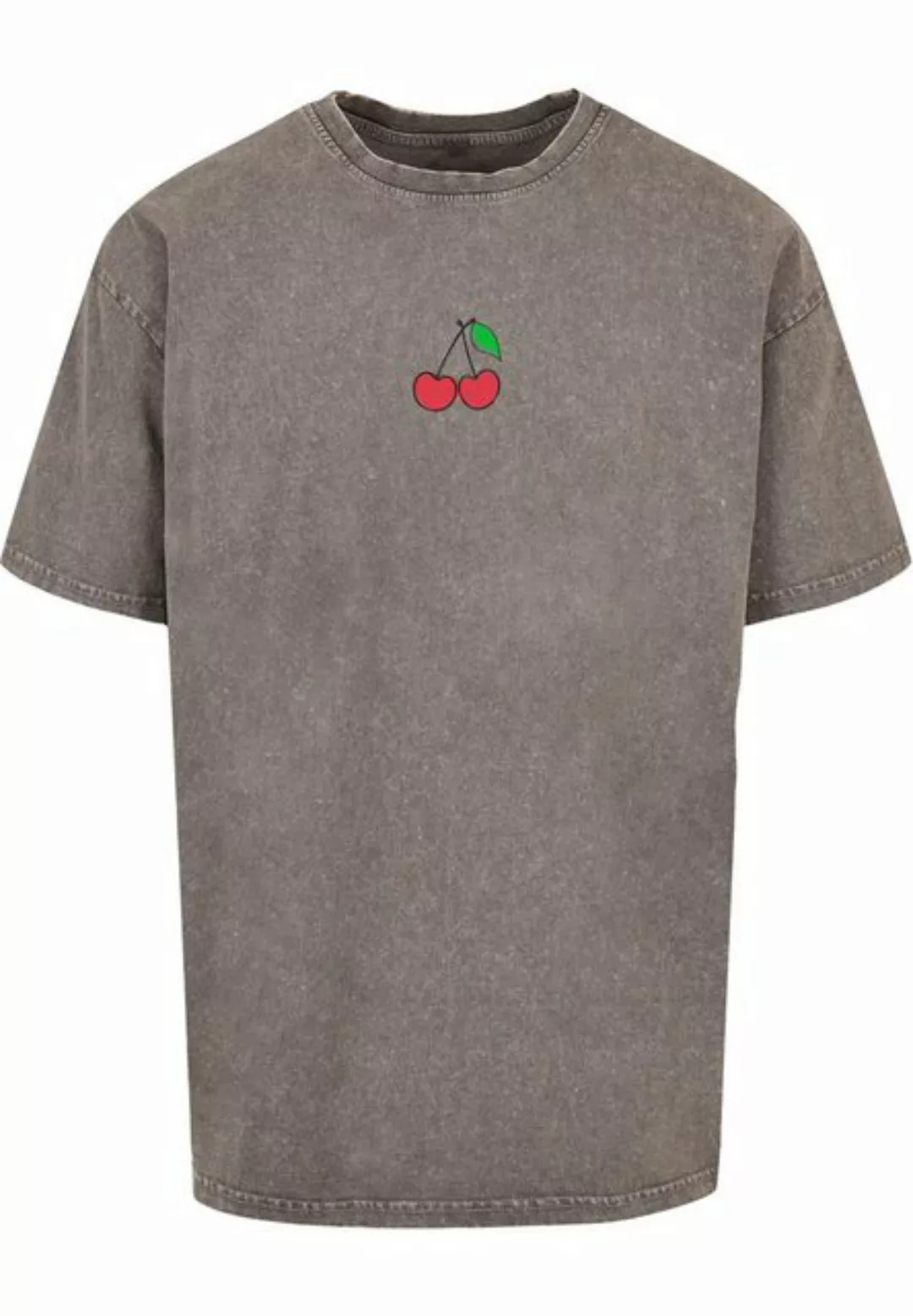 Merchcode T-Shirt Merchcode Summer - Sweet Cherry Acid Washed Oversize Tee günstig online kaufen