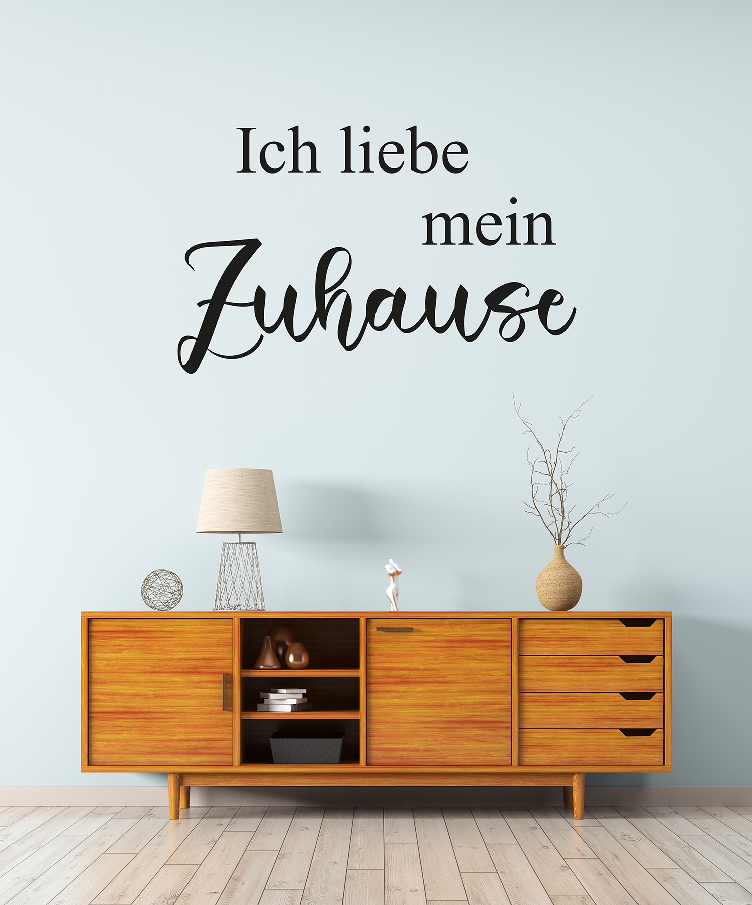 my home Wandtattoo "Ich liebe mein Zuhause", (1 St.), Wandaufkleber, selbst günstig online kaufen