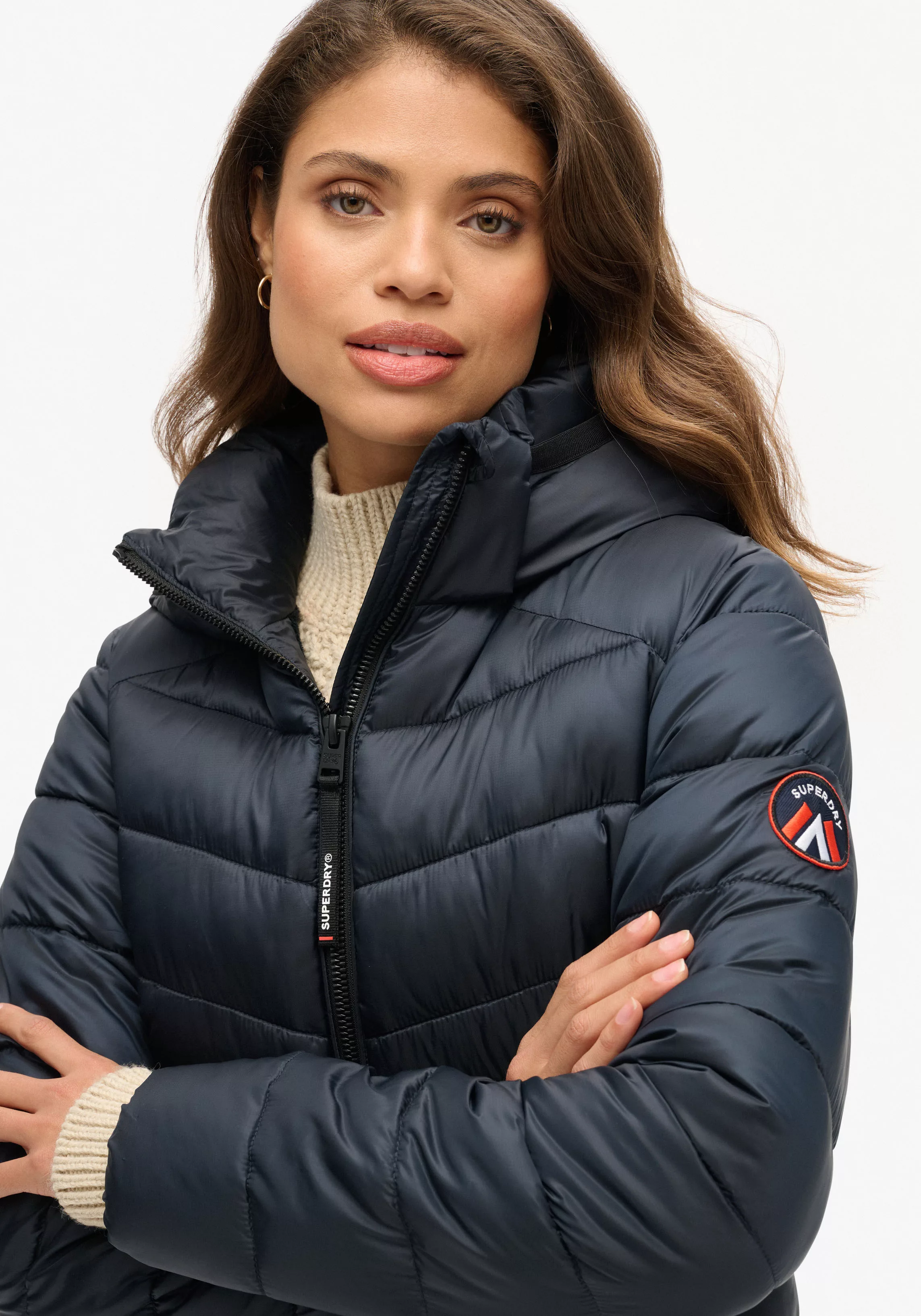 Superdry Steppjacke "HOODED FUJI QUILT PADDED JKT", mit Kapuze günstig online kaufen