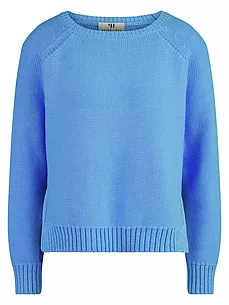 Rundhals-Pullover Peter Hahn blau günstig online kaufen