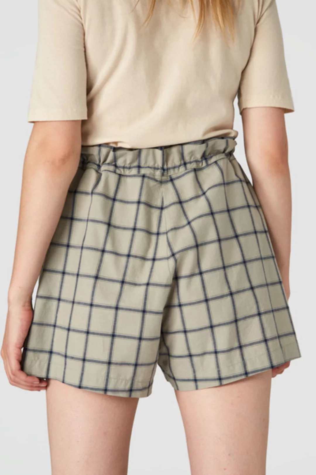 Shorts - Janessa - Beige Navy günstig online kaufen