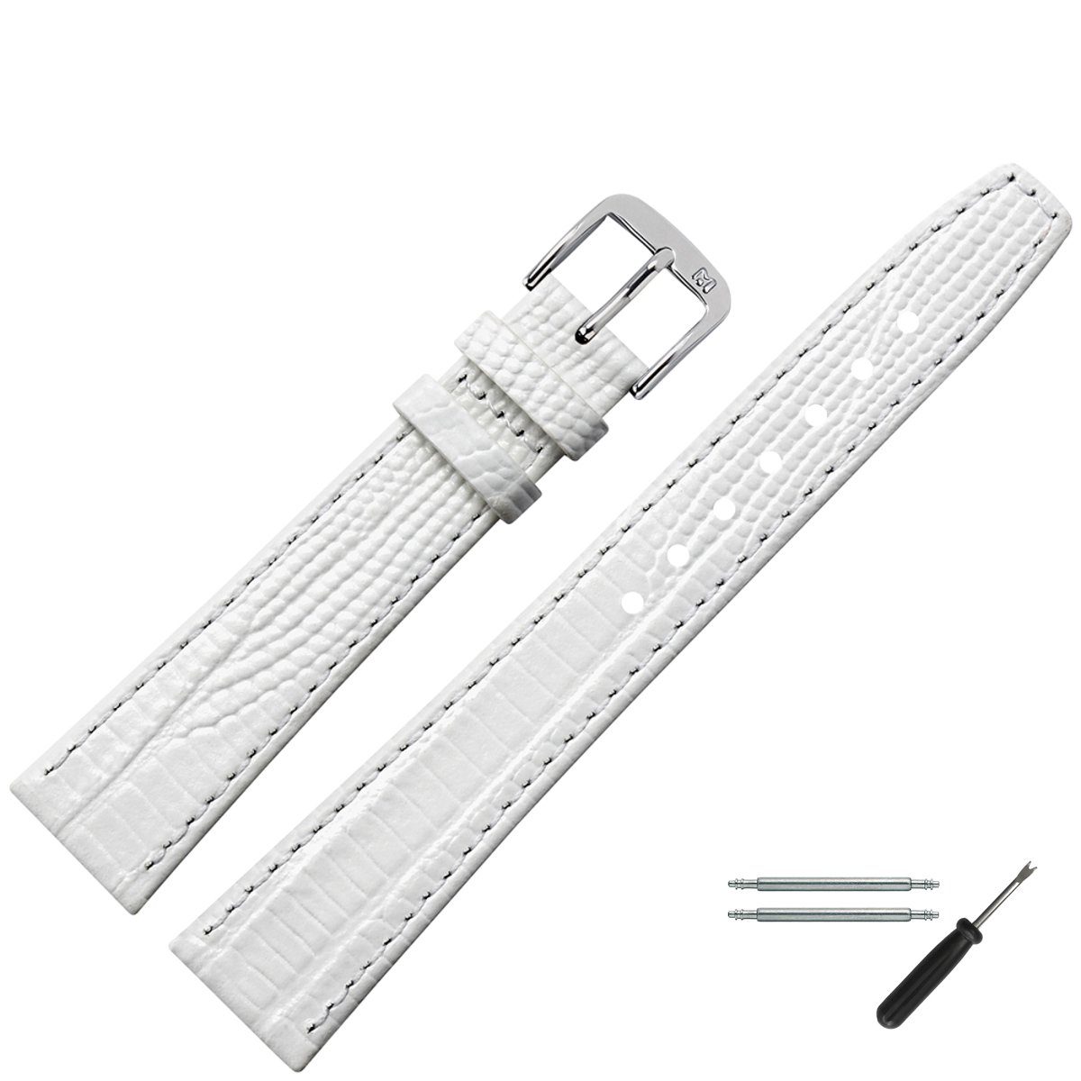MARBURGER Uhrenarmband 14mm Leder Eidechse (Iguana) günstig online kaufen