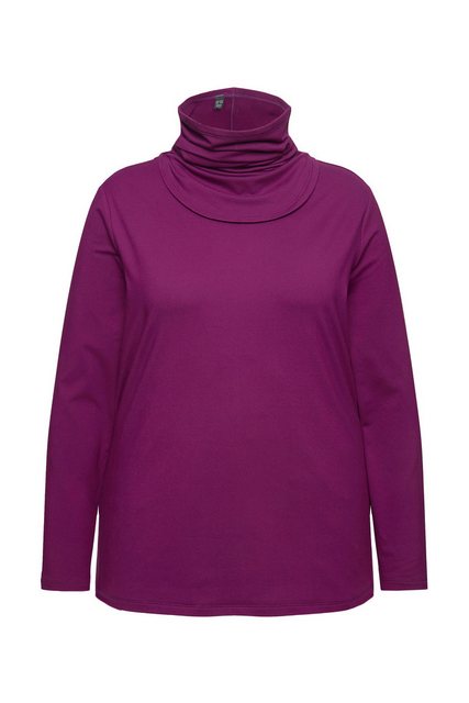 Ulla Popken Longsleeve Ski-Funktionsshirt schnelltrocknend Loop Langarm günstig online kaufen