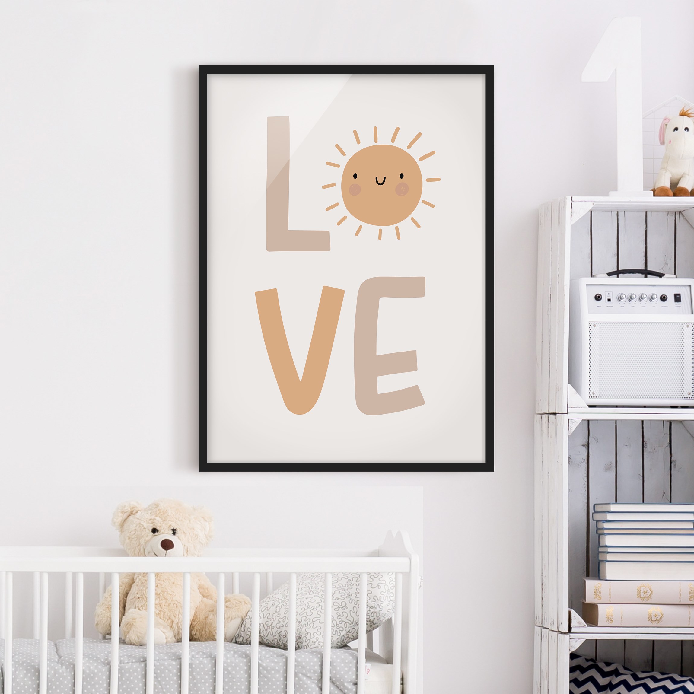 Bild mit Rahmen Boho Love Sunshine günstig online kaufen