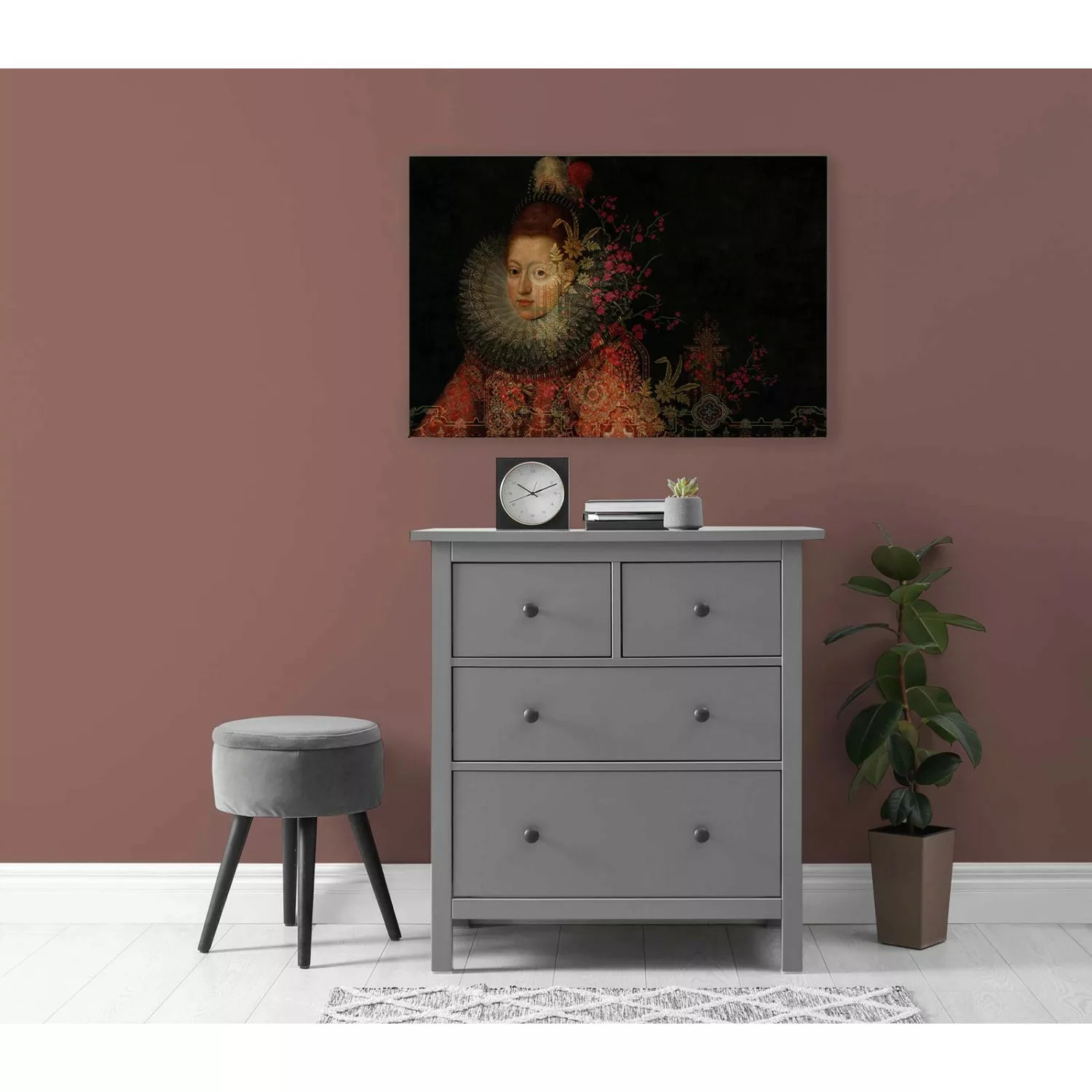 Bricoflor Leinwand Gemälde In Öl Optik Wandbild Ausgefallen Leinwandbild Po günstig online kaufen