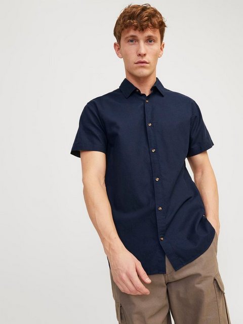 Jack & Jones Kurzarmhemd JJESUMMER LINEN BLEND SHIRT SS SN günstig online kaufen