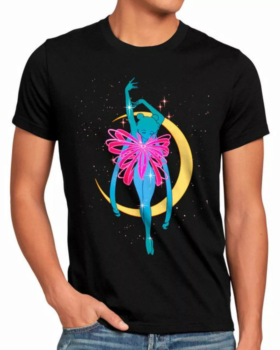 style3 Print-Shirt Herren T-Shirt Sailor Transformation sailor moon anime m günstig online kaufen