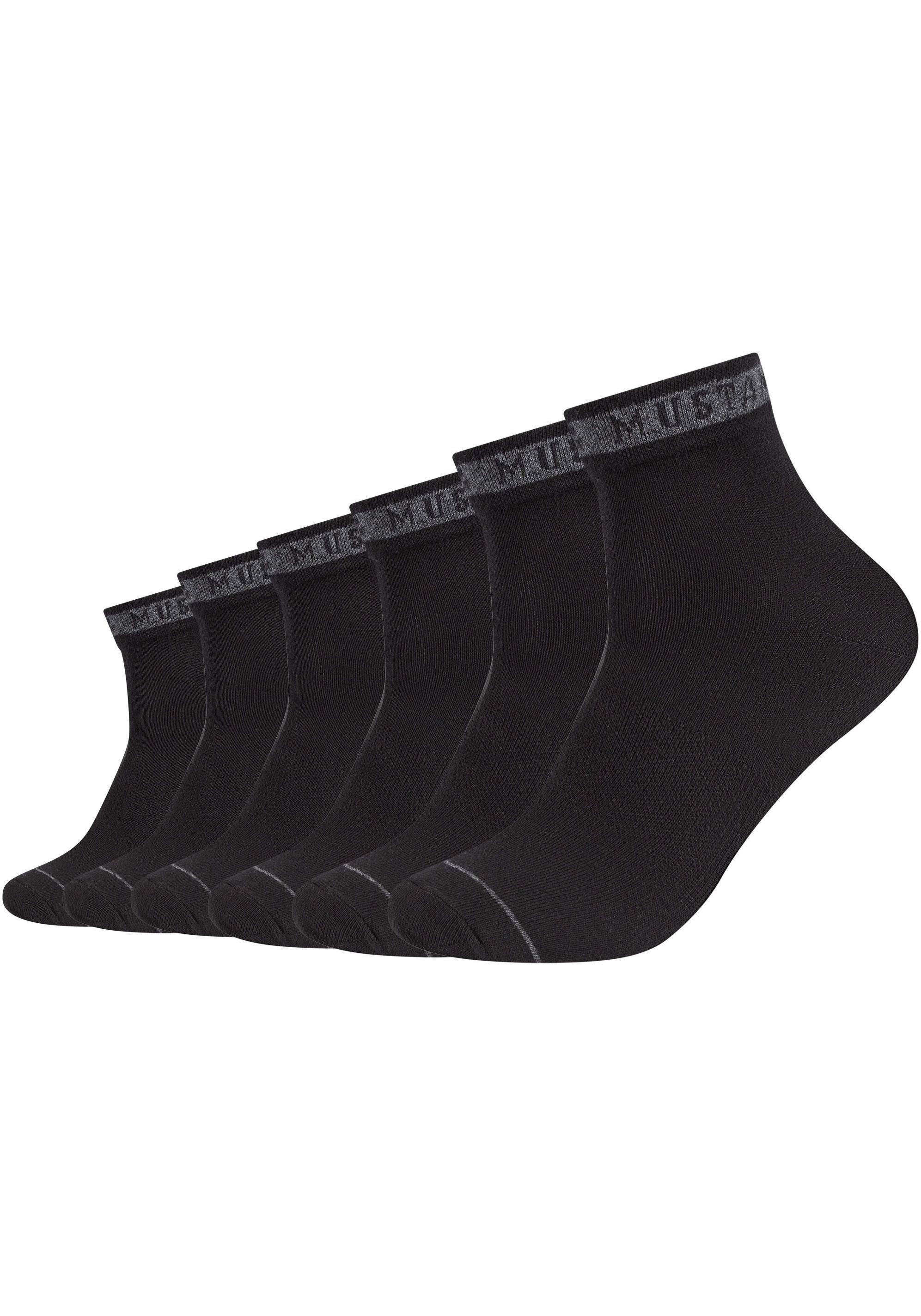 MUSTANG Kurzsocken "casual", (6 Paar), mit hohem Baumwollanteil günstig online kaufen