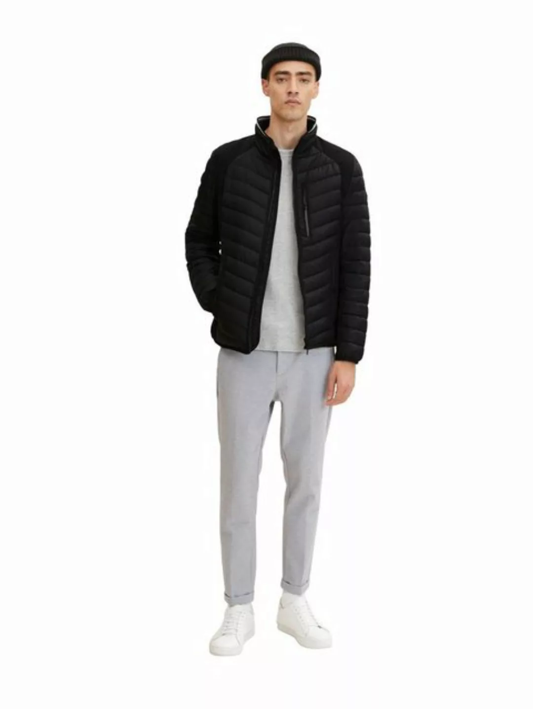 TOM TAILOR Blouson Steppjacke ohne Kapuze Übergangs Blouson Hybrid Jacke 64 günstig online kaufen