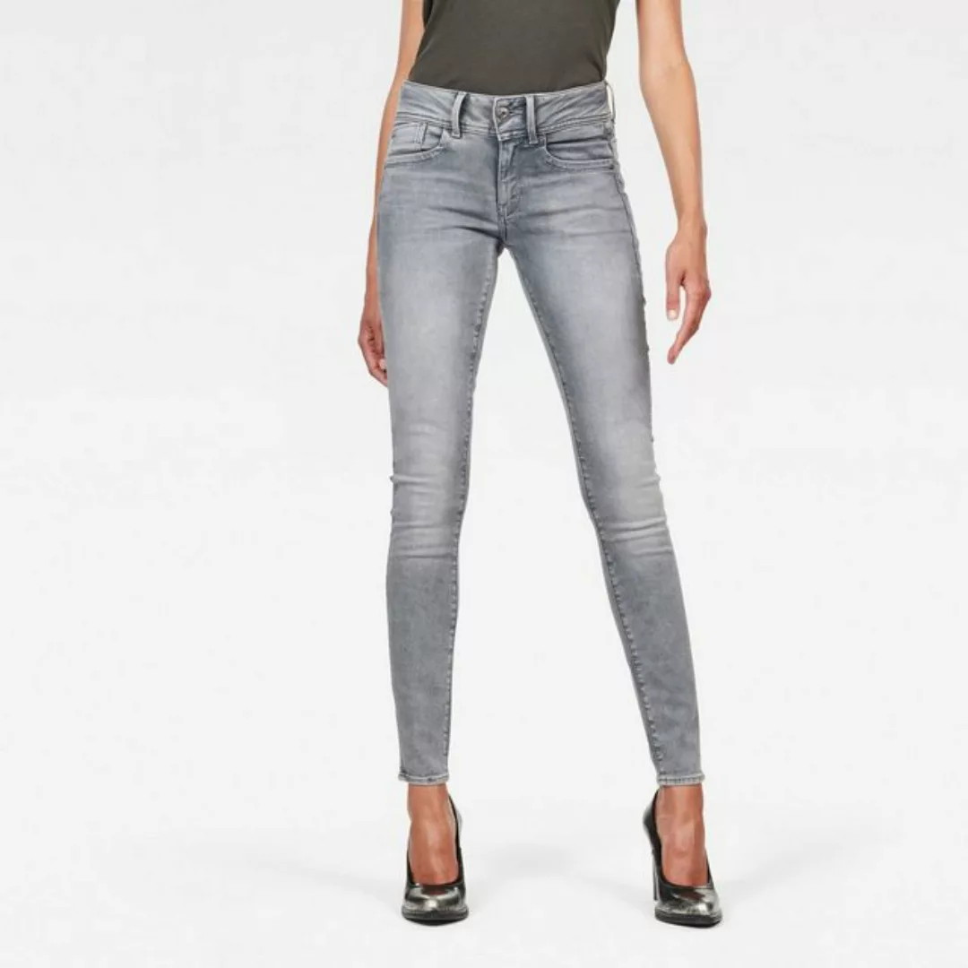 G-star Lynn Mid Waist Skinny Jeans 27 Faded Industrial Grey günstig online kaufen