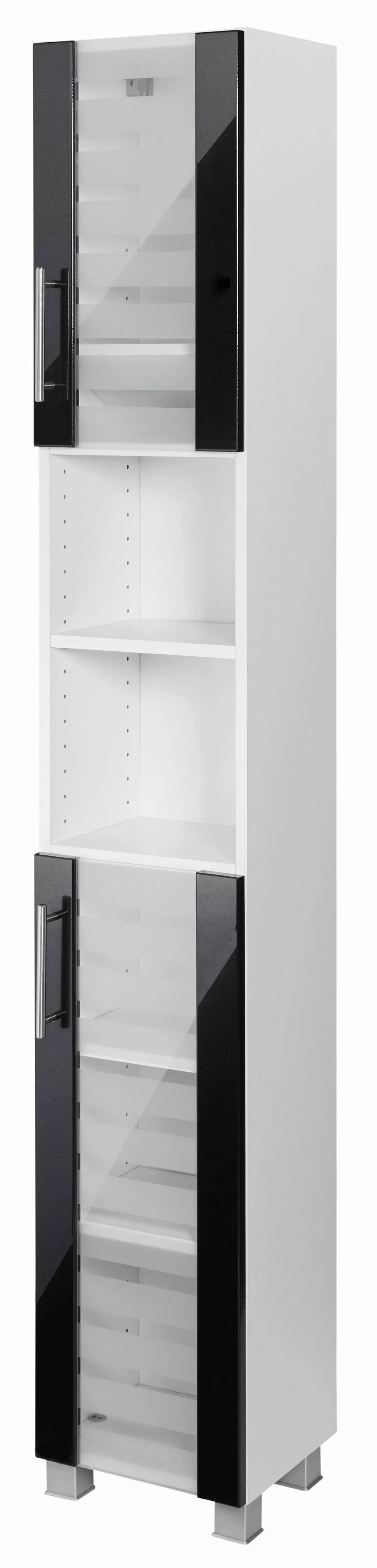 welltime Seitenschrank "Jaca", Breite 30 cm, mit MDF Hochglanz-Fronten günstig online kaufen