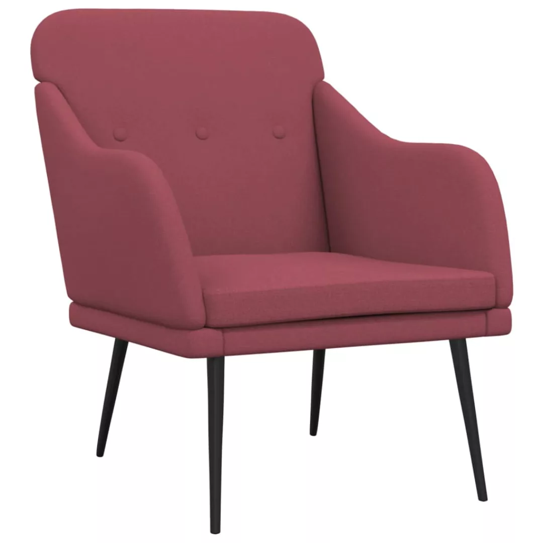 Vidaxl Sessel Weinrot 63x76x80 Cm Stoff günstig online kaufen