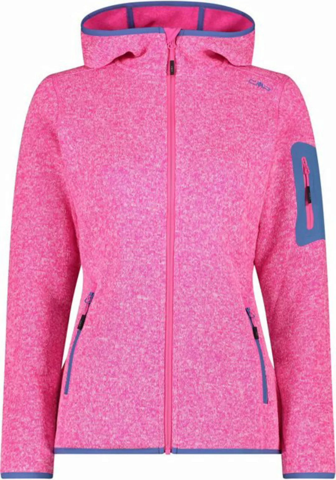 CMP Funktionsjacke WOMAN JACKET FIX HOOD FUXIA-PROVENZA günstig online kaufen