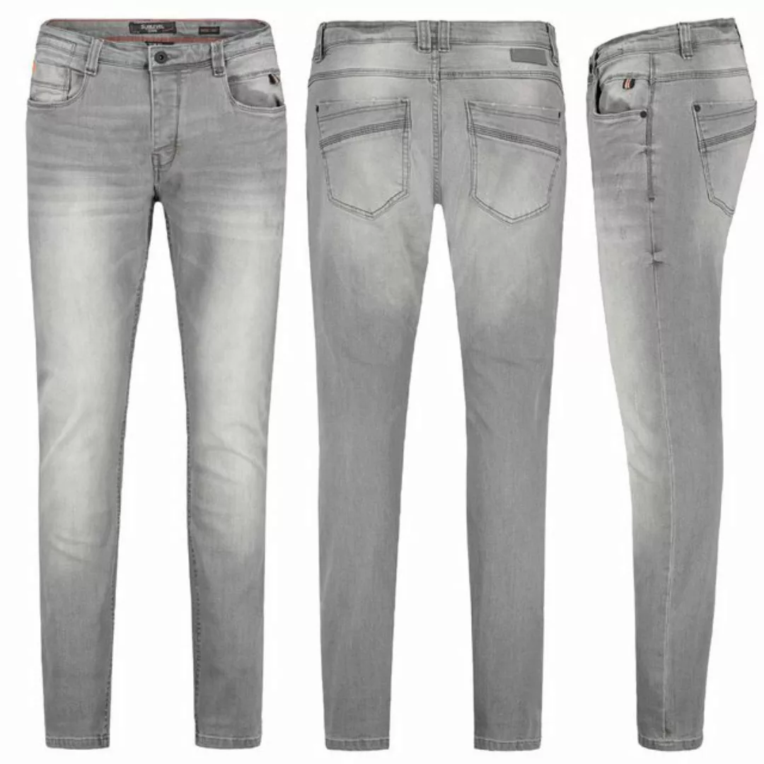 SUBLEVEL Slim-fit-Jeans Sublevel Herren Jeans Hose Basic Stretch Jeanshose günstig online kaufen