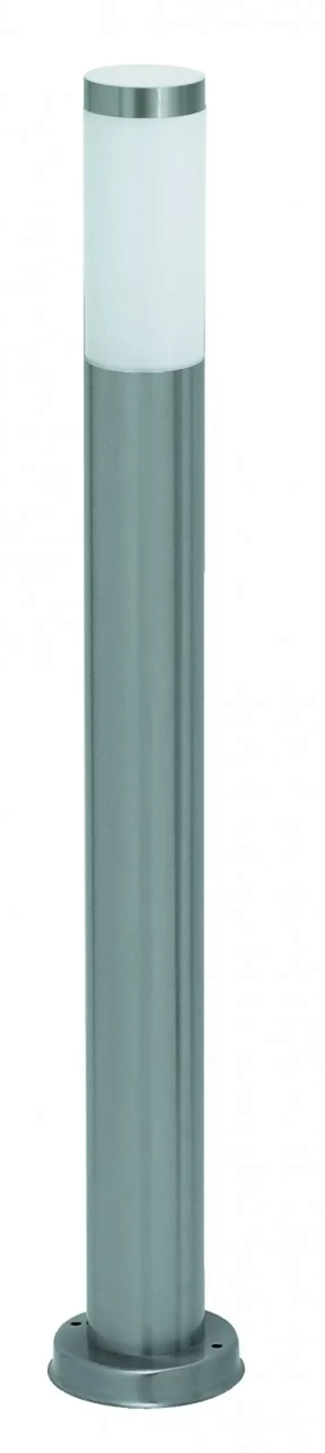 Wegeleuchte Chromfarben Metall E27 25W 65cm Inox torch günstig online kaufen