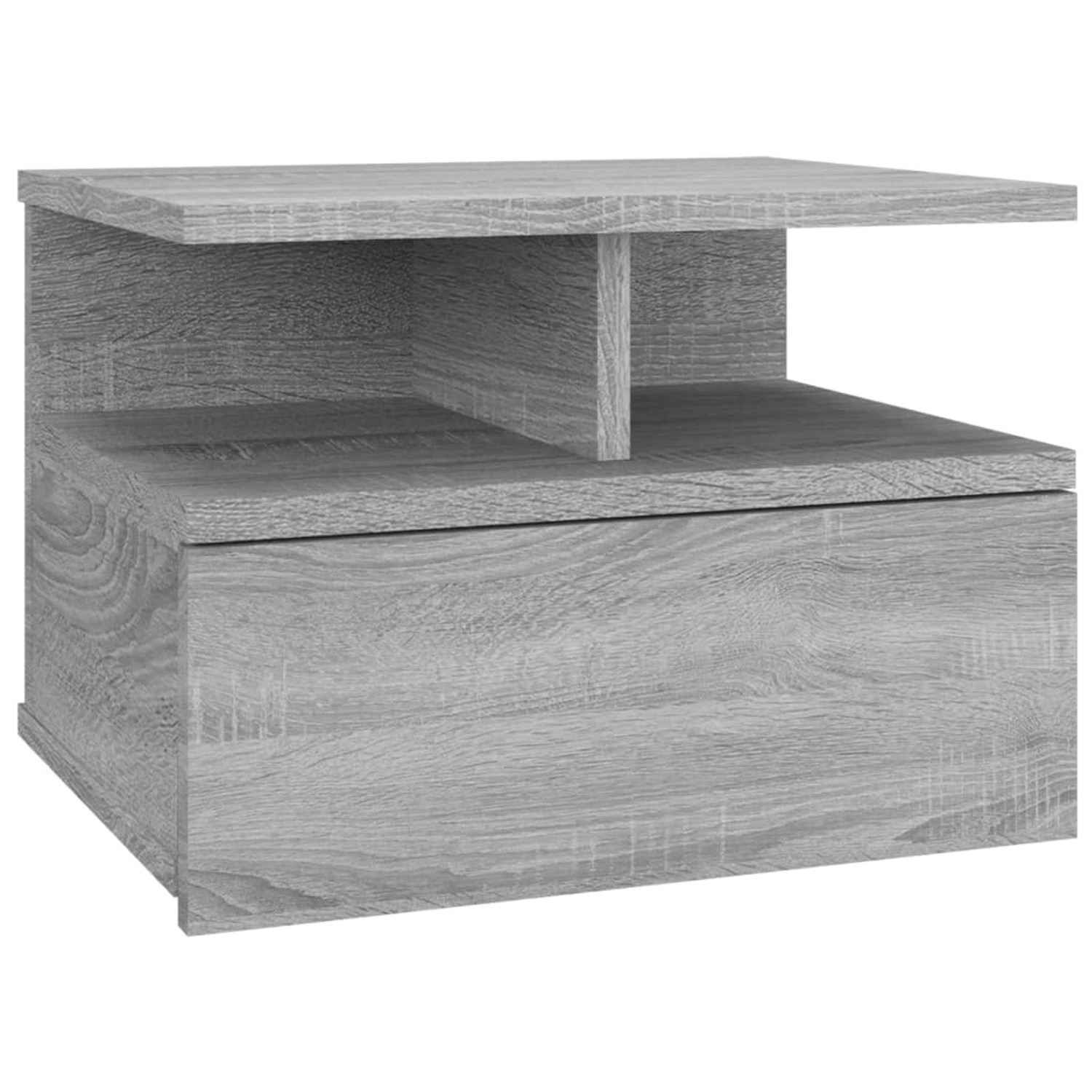 vidaXL Nachttisch Hängend Grau Sonoma 40x31x27 cm Holzwerkstoff günstig online kaufen