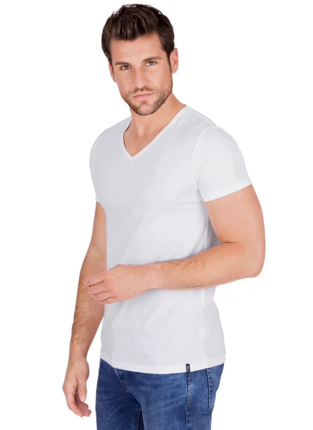 Trigema T-Shirt "TRIGEMA V-Shirt Slim Fit" günstig online kaufen