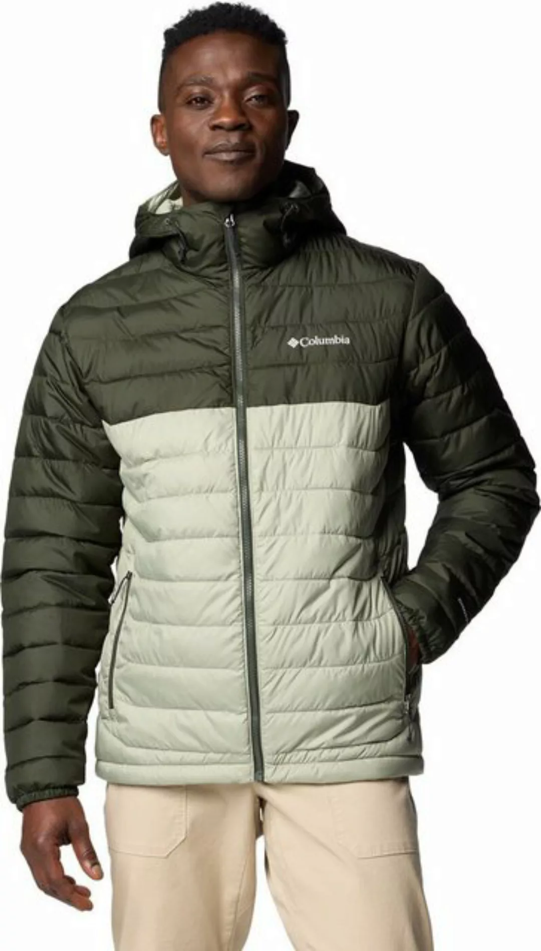 Columbia Blouson Powder Lite II Hooded Jacket SAFARI, GREENSCAPE günstig online kaufen