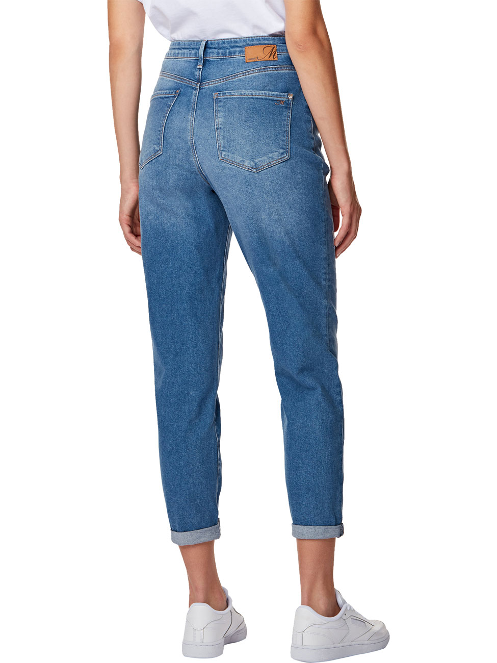 Mavi Damen Jeans Stella - Relaxed Fit - Blau - Mid Ripped London Str günstig online kaufen