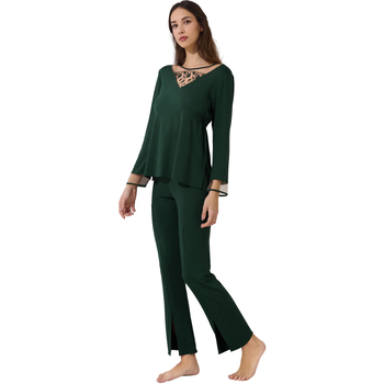 Lisca  Pyjamas/ Nachthemden Pyjama Hose Top Langarm Gloriosa günstig online kaufen