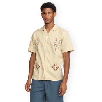 Rvlt Revolution  Hemdbluse RVLT Cuban Shirt - Offwhite günstig online kaufen