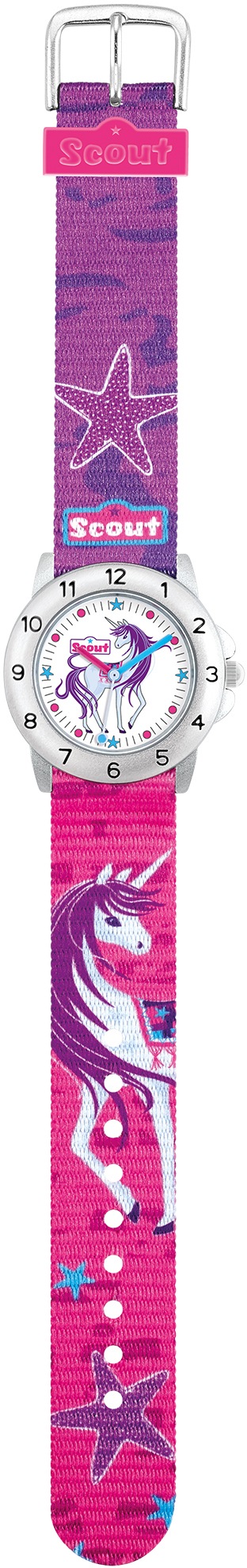 Scout Quarzuhr "Achtion Girls, 280378008", Einhorn-Sternmotiv, ideal auch a günstig online kaufen