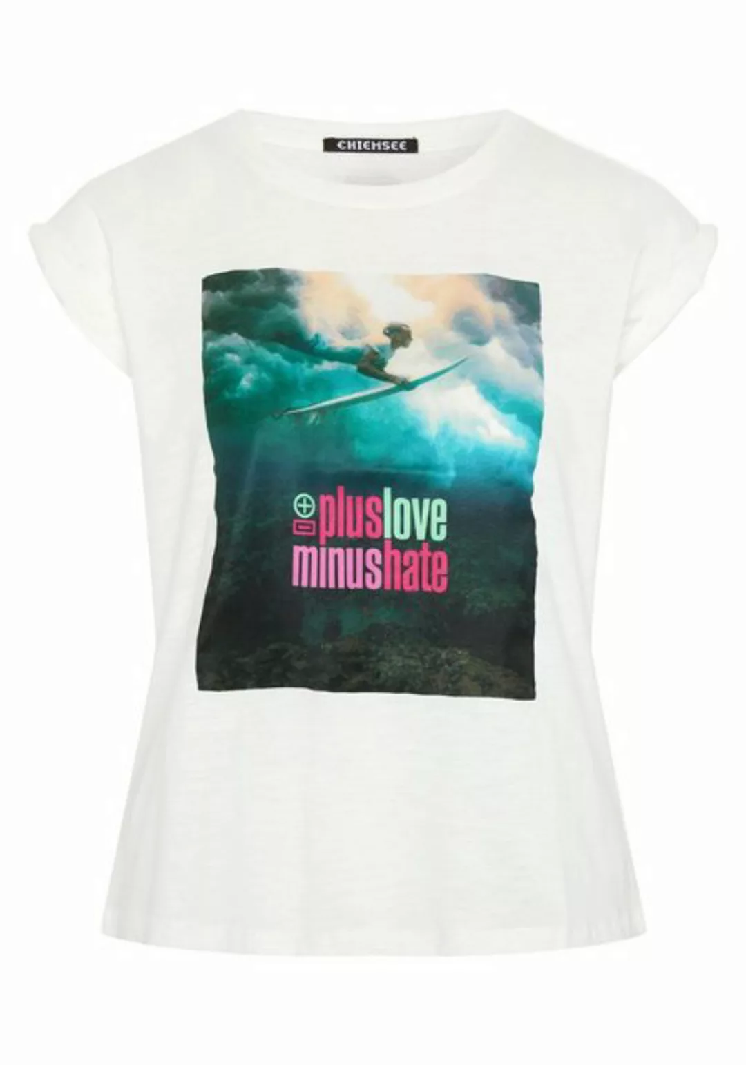 Chiemsee Print-Shirt T-Shirt mit mehrfarbigem Frontprint 1 günstig online kaufen