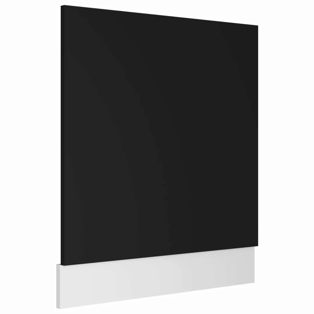 Geschirrspülerblende Schwarz 59,5x3x67 Cm Spanplatte günstig online kaufen