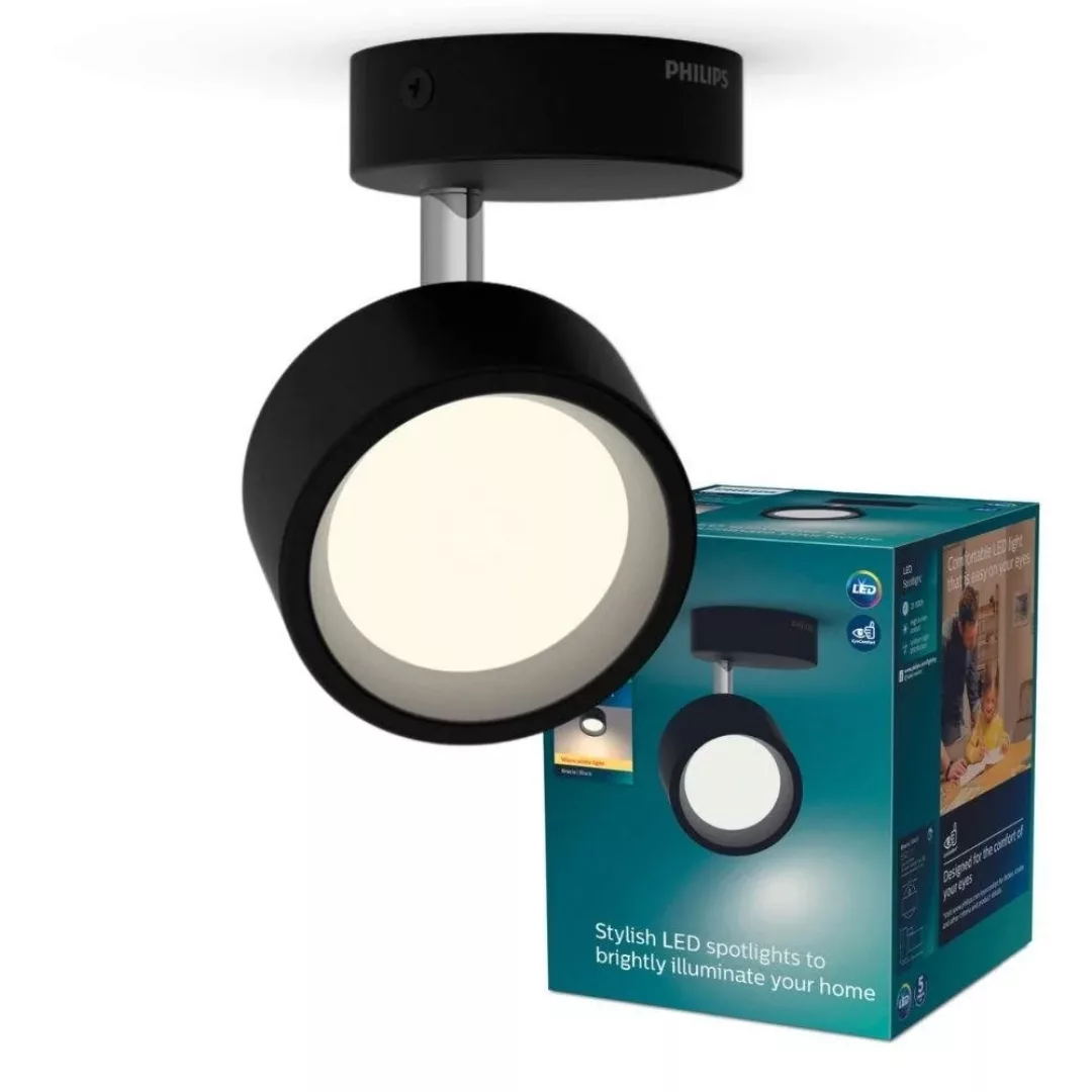 LED Deckenspot Bracia in Schwarz 5,5W 550lm günstig online kaufen