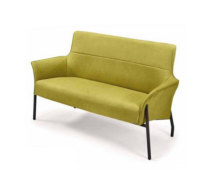 JVmoebel 2-Sitzer Wohnzimmer 2-Sitzer Sofa Leder Luxus Holz Modernes Design günstig online kaufen