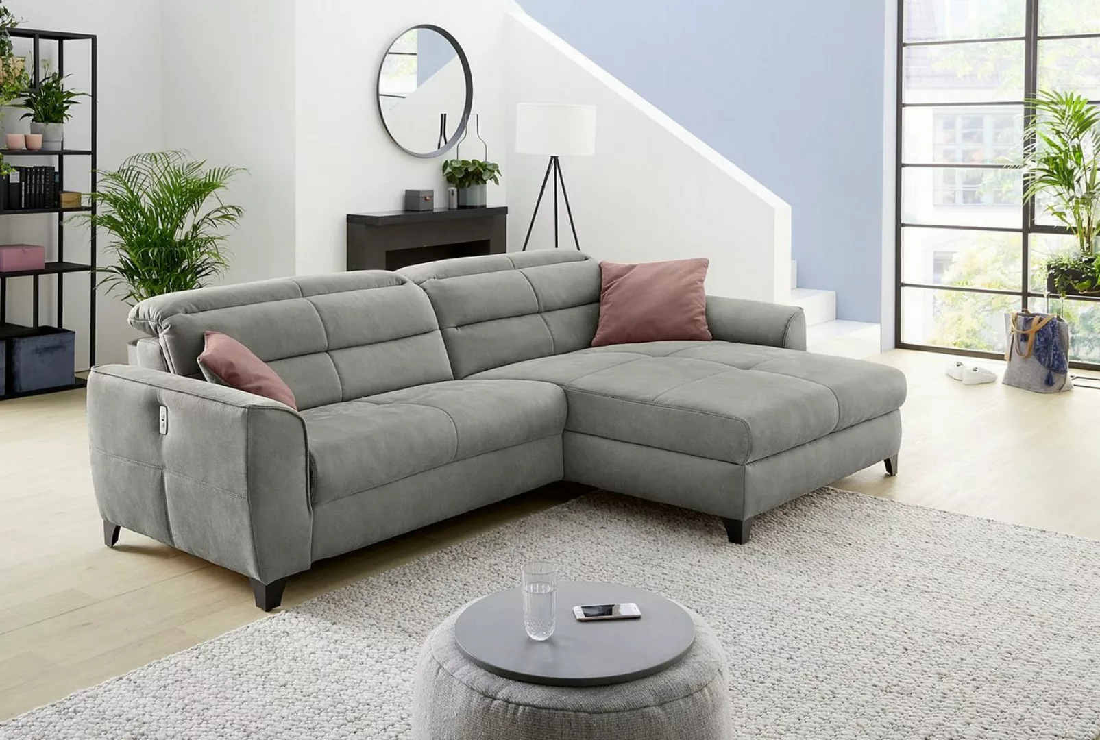 Jockenhöfer Gruppe Ecksofa Double One L-Form, mit 2x 120cm breiten, elektro günstig online kaufen