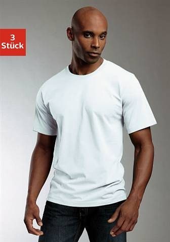 H.I.S T-Shirt, (Packung, 3 tlg.), aus Baumwolle perfekt als Unterziehshirt günstig online kaufen