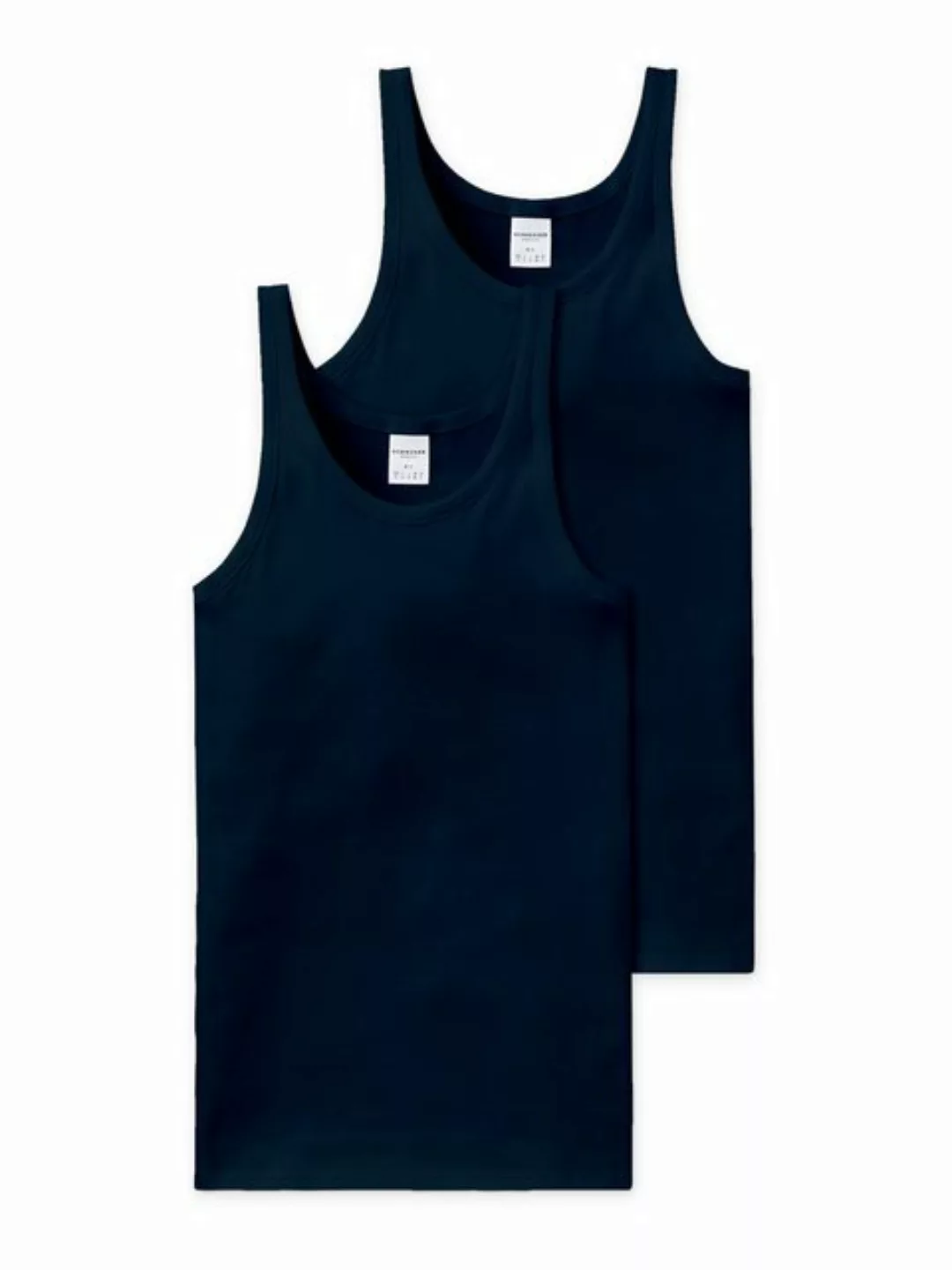 Schiesser Tanktop Essentials (2-tlg) Tank-top unterhemd unterzieh-shirt günstig online kaufen