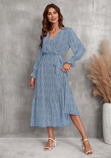 BlauWave 2-in-1-Kleid Sexy Fließendes Bedrucktes Freizeitkleid (1-tlg) Klei günstig online kaufen