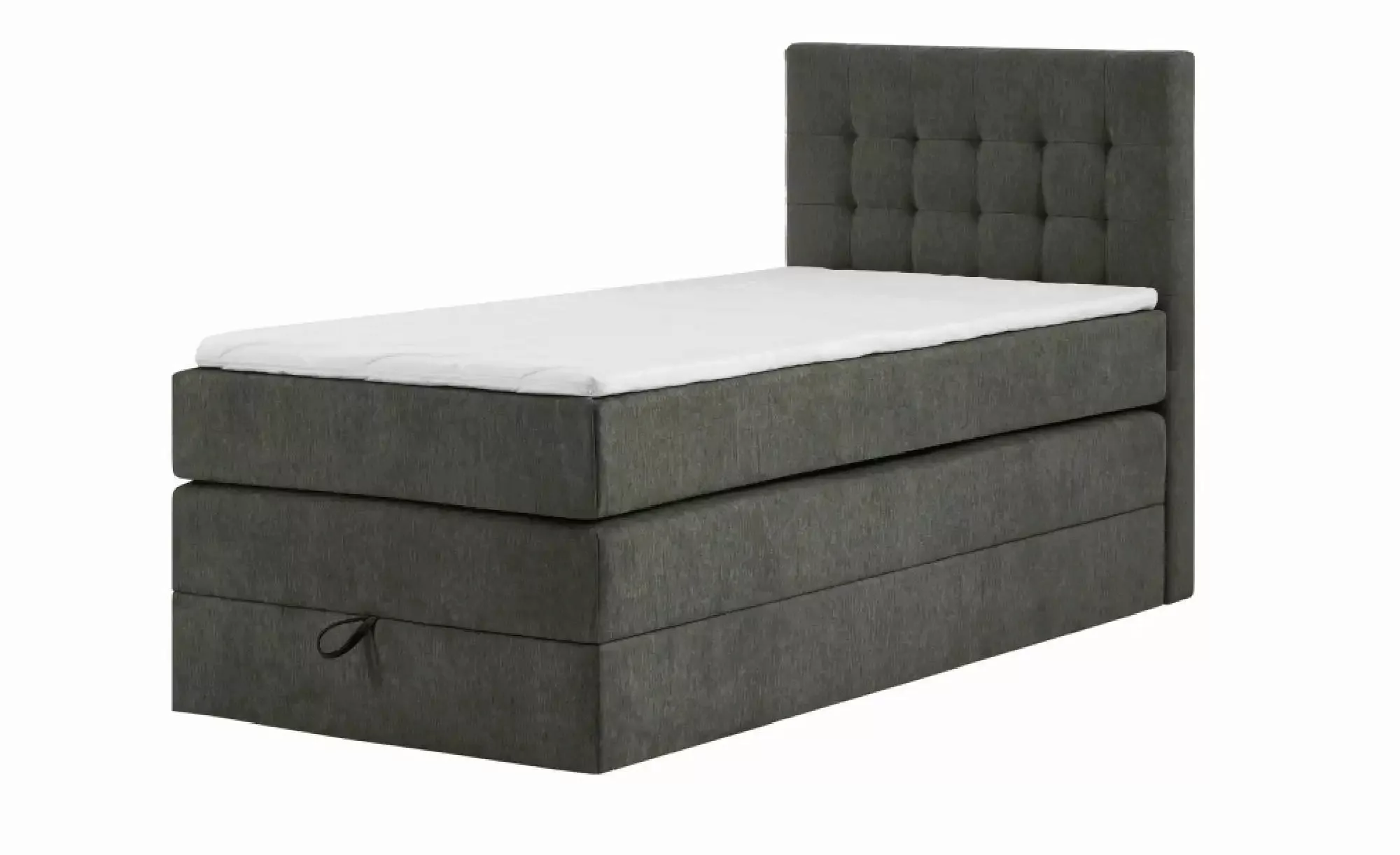 Boxspringbett mit Bettkasten Barcelona ¦ grau ¦ Maße (cm): H: 110 Betten > günstig online kaufen