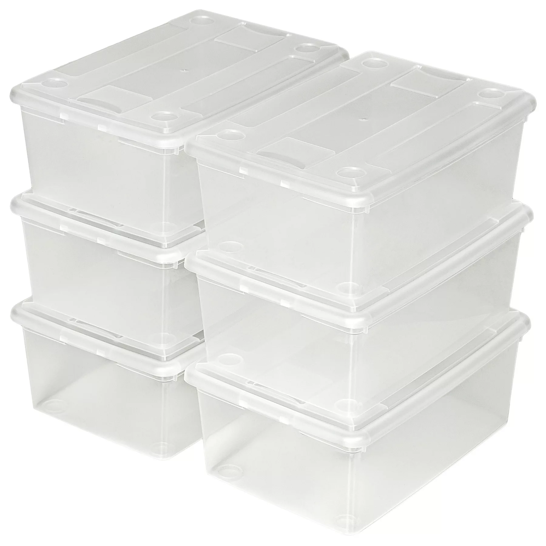 Aufbewahrungsboxen 24er Set - transparent günstig online kaufen