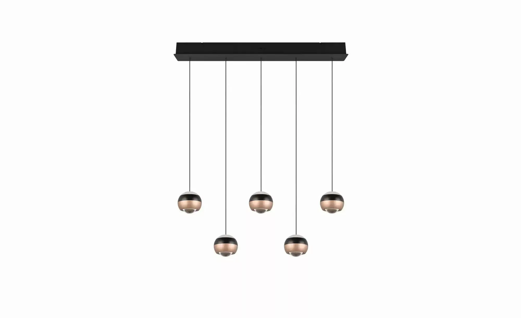 Trio Pendelleuchte   ¦ schwarz ¦ Maße (cm): B: 100 H: 200 T: 10.5 Lampen & günstig online kaufen