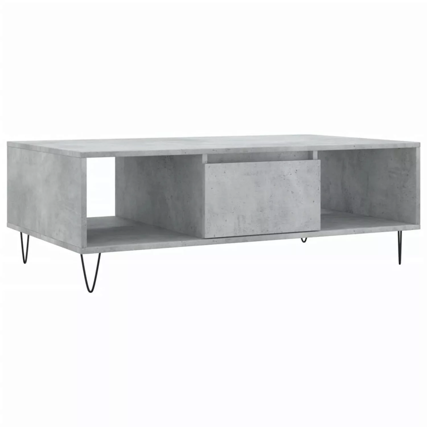 vidaXL Couchtisch Betongrau 104x60x35 cm Holzwerkstoff Modell 1 günstig online kaufen