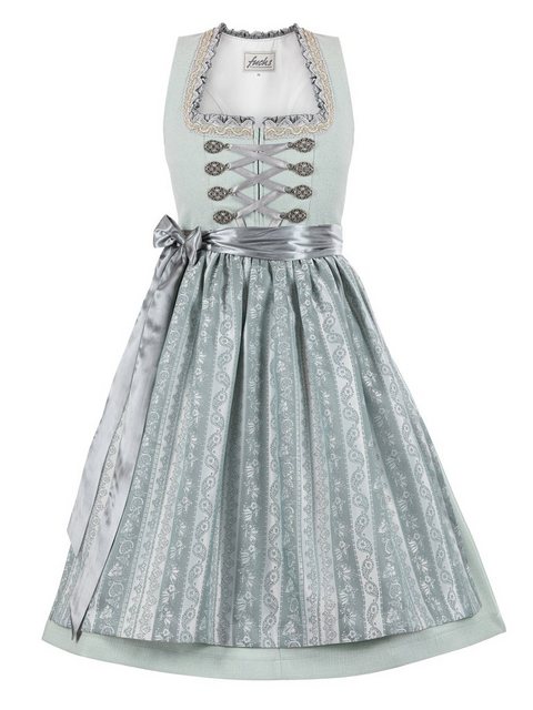 Trachten24.de Dirndl Midi Dirndl Emilia minze (2-tlg) Rockteil 65cm günstig online kaufen