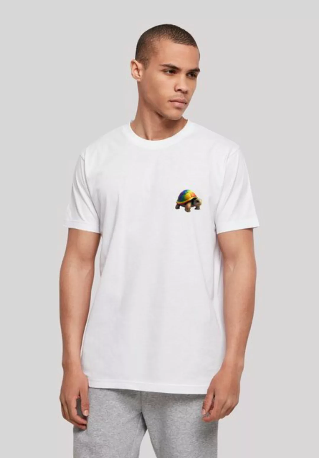 F4NT4STIC T-Shirt Rainbow Turtle TEE UNISEX Print günstig online kaufen