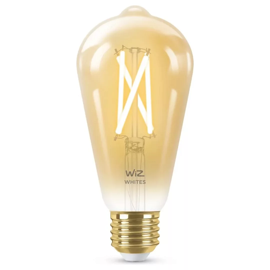 WiZ LED Smart Leuchtmittel in Amber 7W E27 ST64 640lm 1er Pack günstig online kaufen