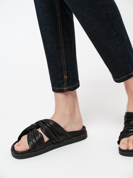 High Waist Jeans Aus Bio-baumwolle günstig online kaufen