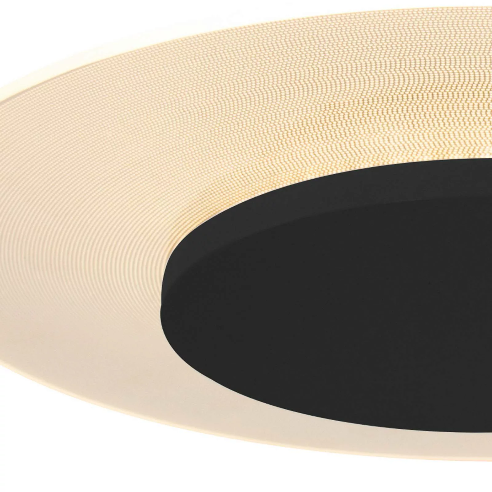 LED-Deckenleuchte Lido, schwarz, Ø 36cm günstig online kaufen
