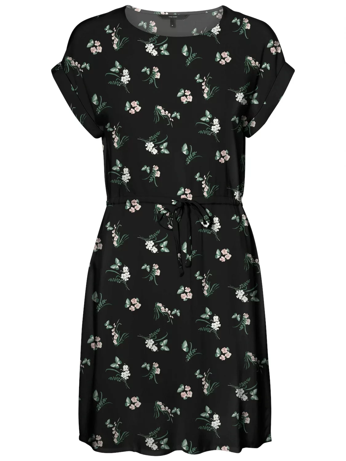 Vero Moda Minikleid "VMEASY JOY S/S TIE SHORT DRESS WVN GA" günstig online kaufen