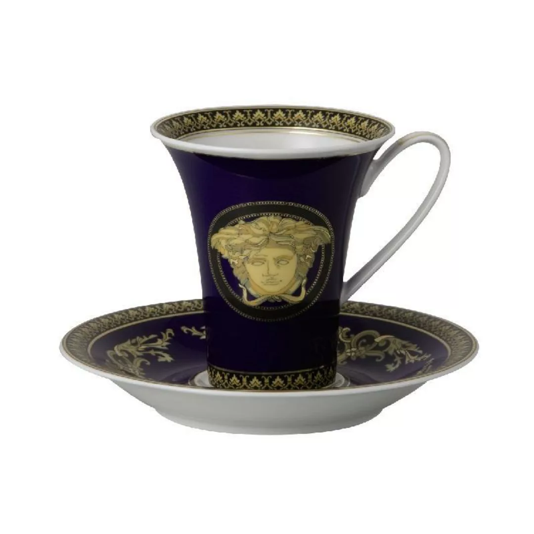 Rosenthal Versace Medusa blue Kaffeetasse 2-tlg. 0,18 L günstig online kaufen
