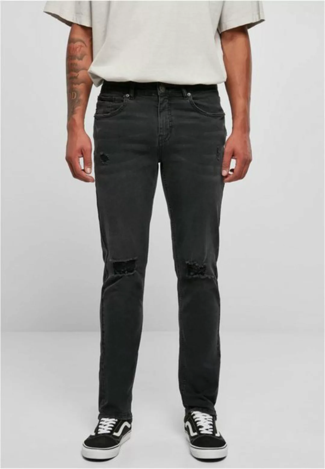URBAN CLASSICS Bequeme Jeans Herren Distressed Stretch Denim Pants (1-tlg) günstig online kaufen