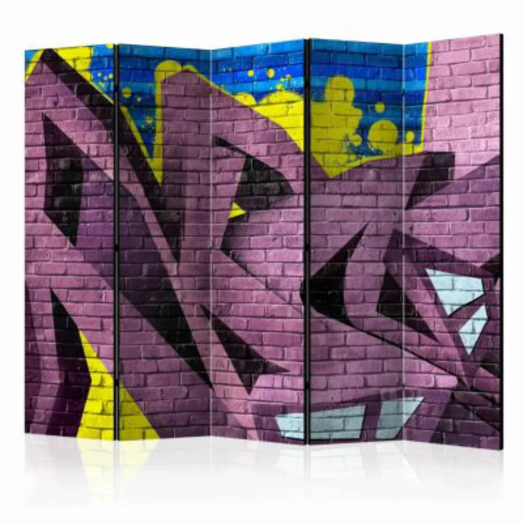 artgeist Paravent Street art - graffiti II [Room Dividers] mehrfarbig Gr. 2 günstig online kaufen