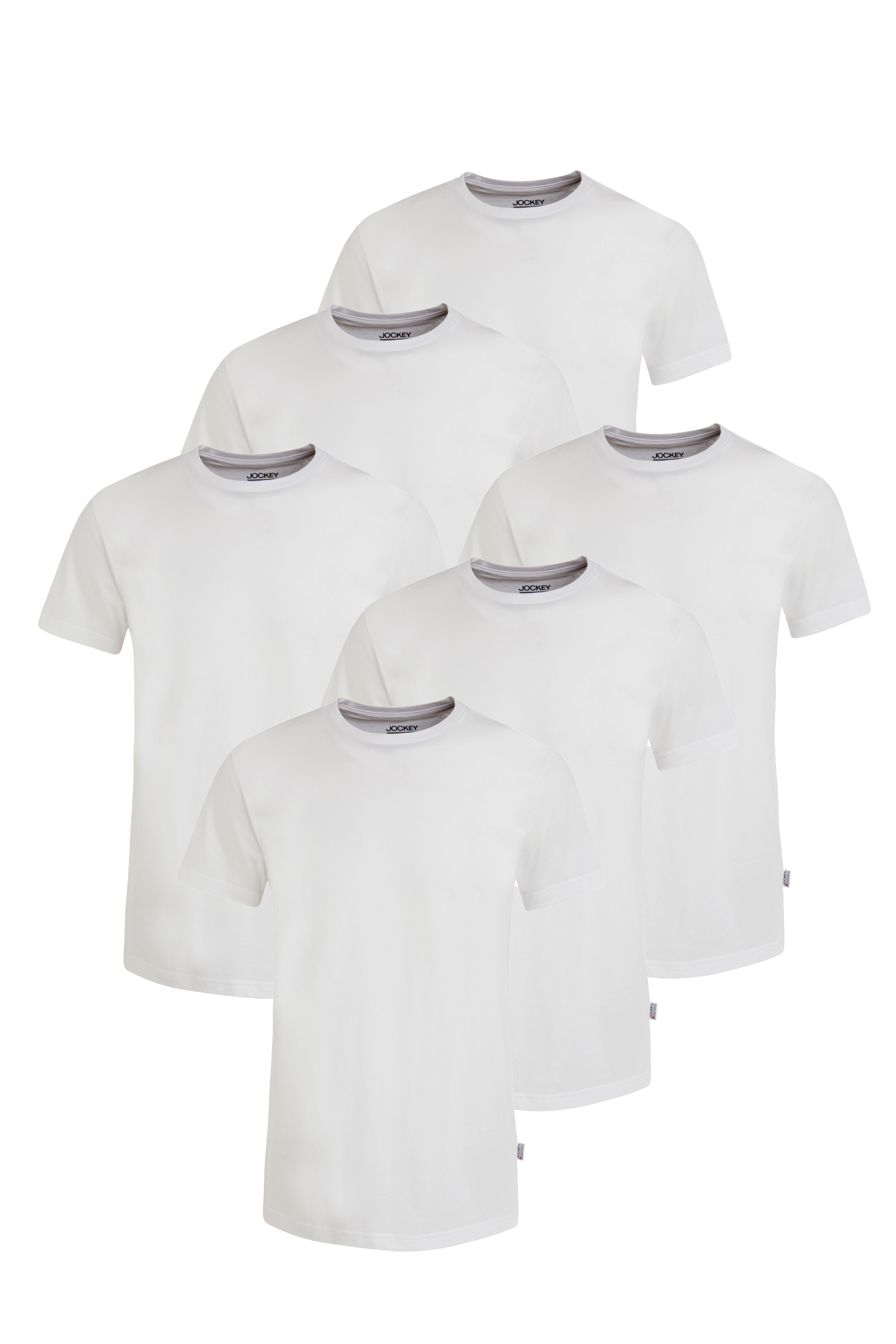 Jockey American-Shirt, (6er Pack), Flache Nähte, Relax Fit, Single-Jersey günstig online kaufen