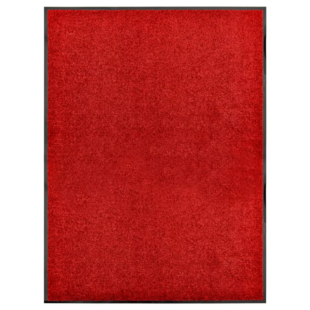 Fußmatte Waschbar Rot 90x120 Cm günstig online kaufen
